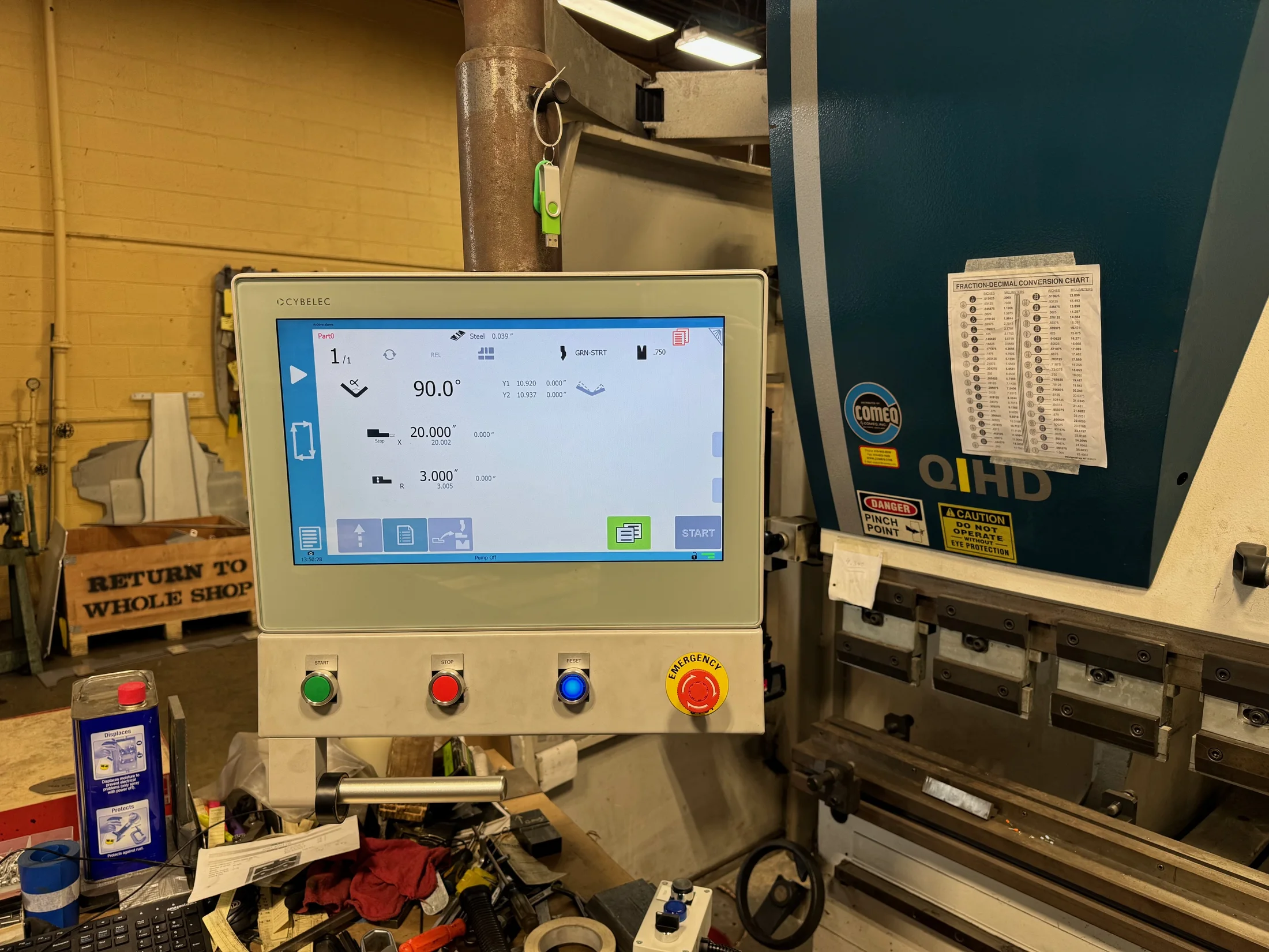CYBELEC press brake control retrofit