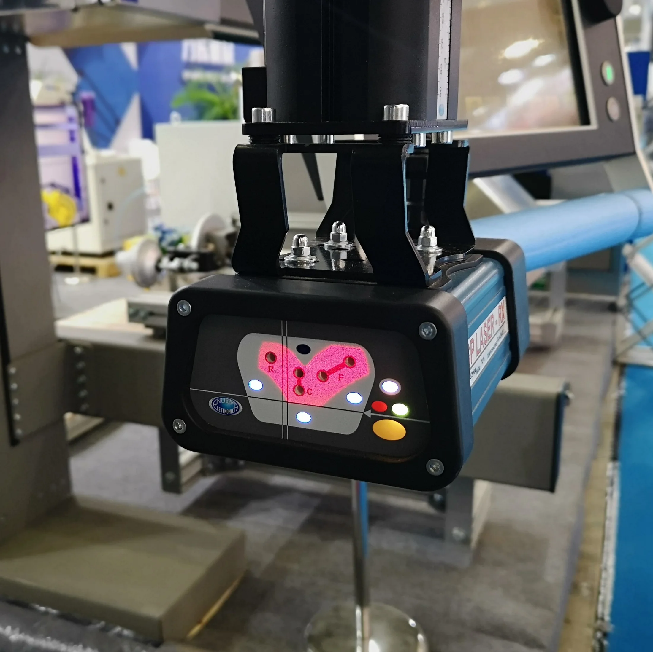 DSP press brake laser safety system