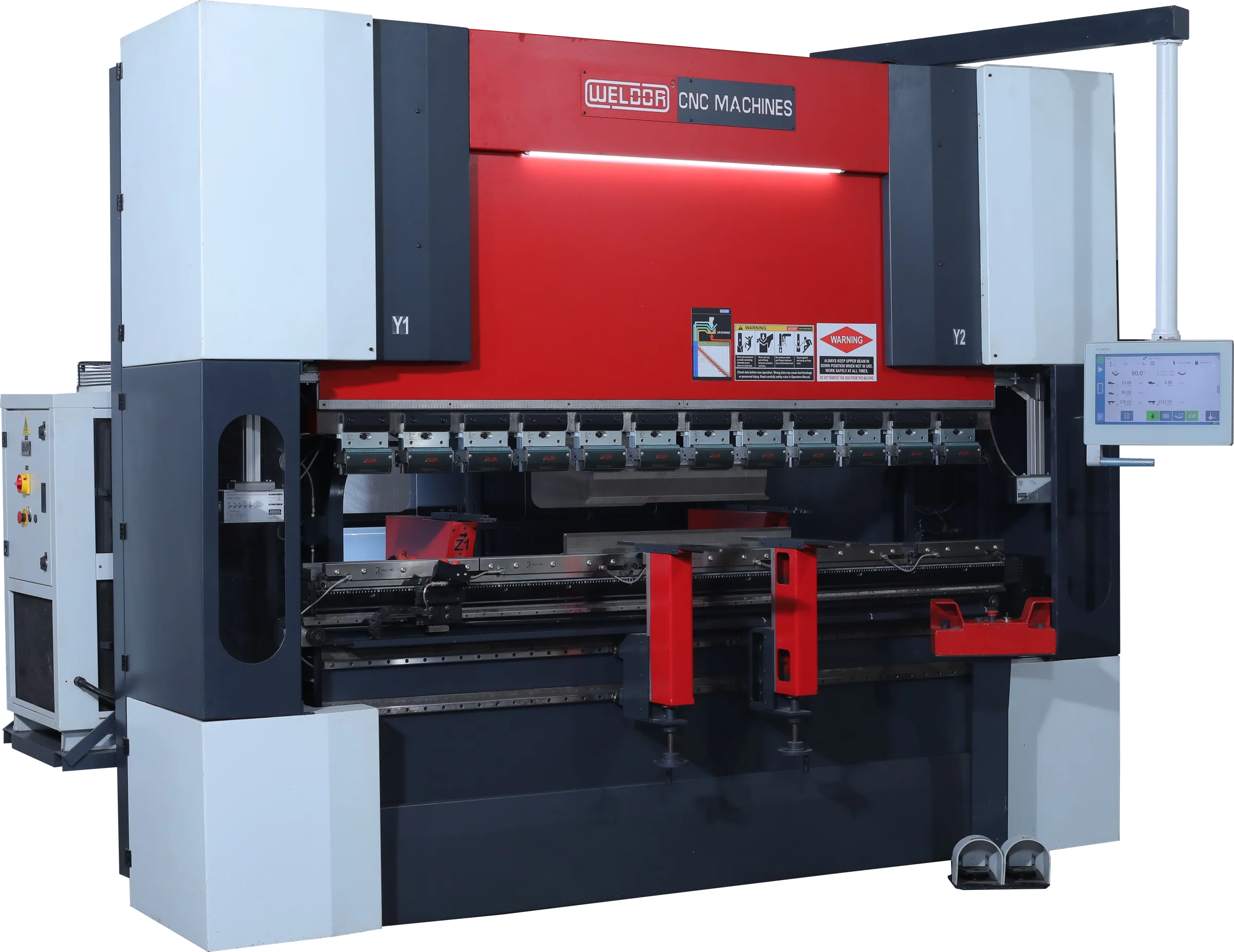 Weldor Premium Series CNC synchronized hydraulic press brake