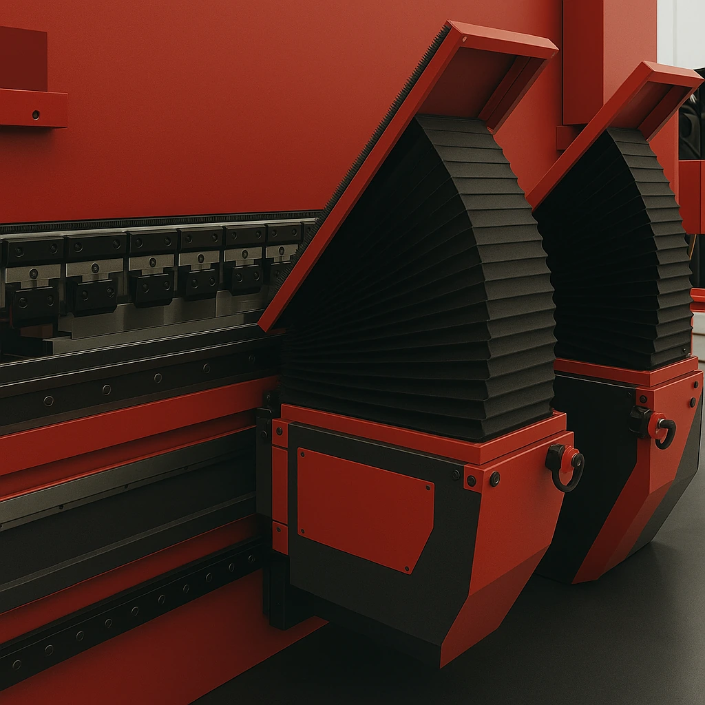 WELDOR automatic sheet followers supporting material at a press brake