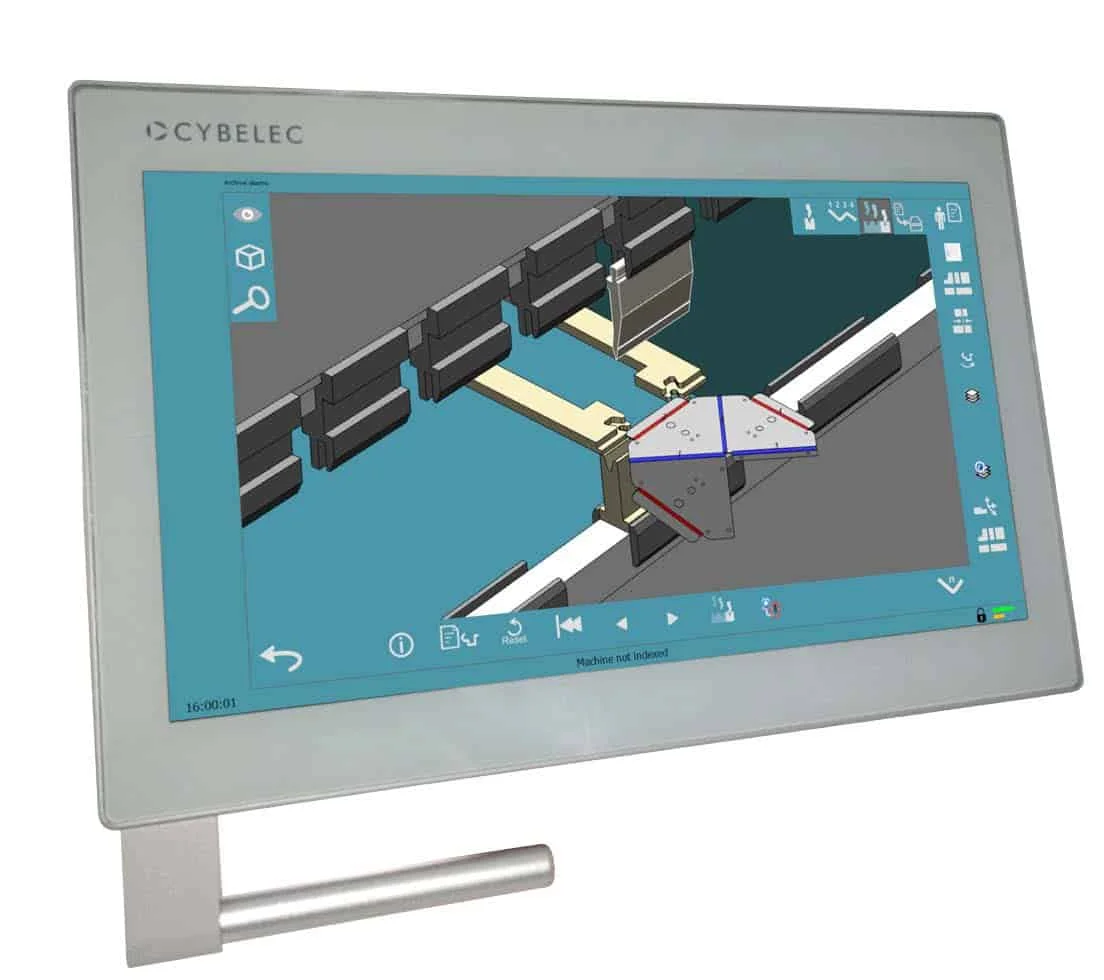 CYBELEC VisiTouch graphical press brake control