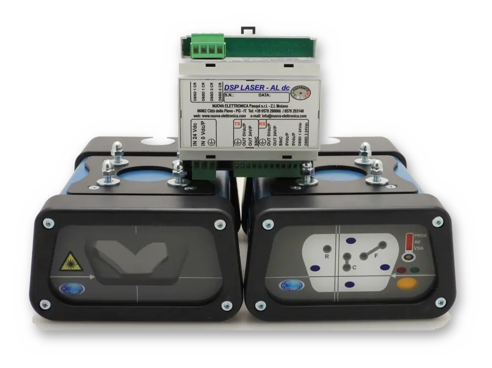 DSP press brake laser safety system
