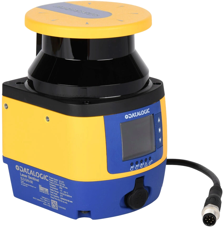 Industrial laser safety scanner for configurable perimeter protection