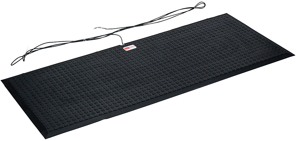 Industrial pressure-sensitive safety mat for detecting personnel in a hazard area